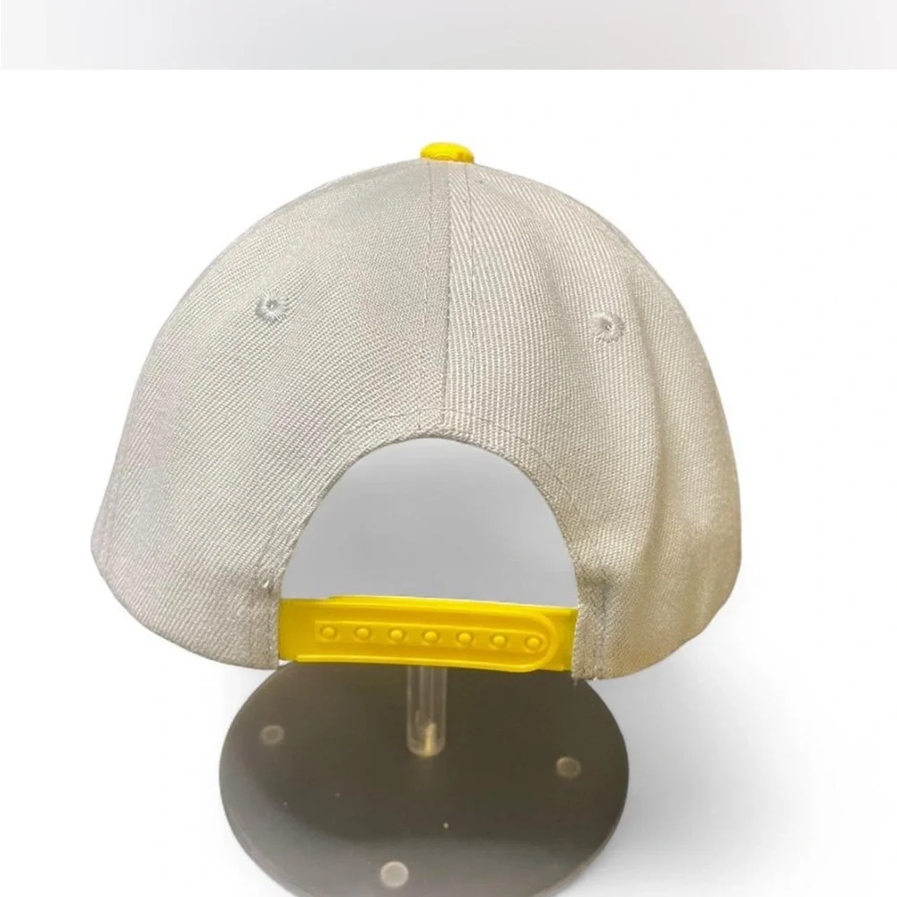 Bioworld Gray and Yellow TMNT Ninja Turtles Pizza Hat - Picture 2 of 5